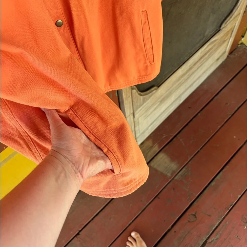 Longway Collector Shirt Jacket in Coral - Picture 3 of 5